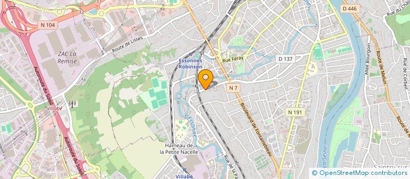 localisation de l'entreprise MONSIEUR MEHDI GAMOUDI  CORBEIL-ESSONNES