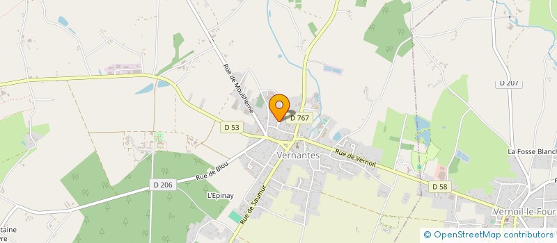 localisation de l'entreprise MONSIEUR MEHDI GASNIER  VERNANTES