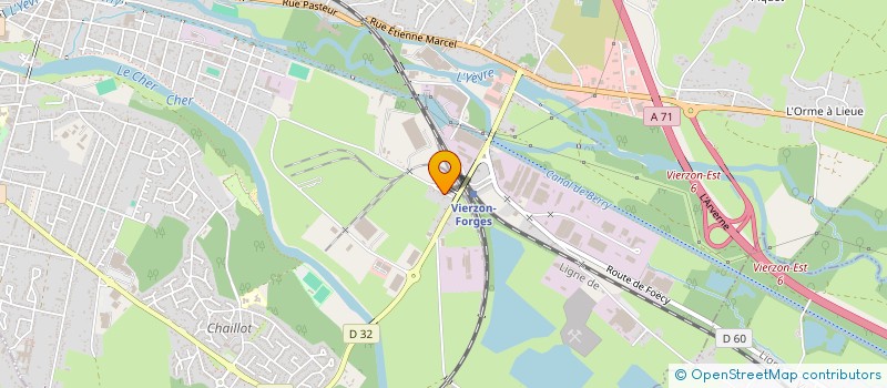 localisation de l'entreprise MONSIEUR MEHDI GERBAULT  VIERZON