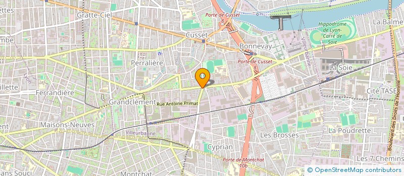 localisation de l'entreprise MONSIEUR MEHDI GHEZAL  VILLEURBANNE