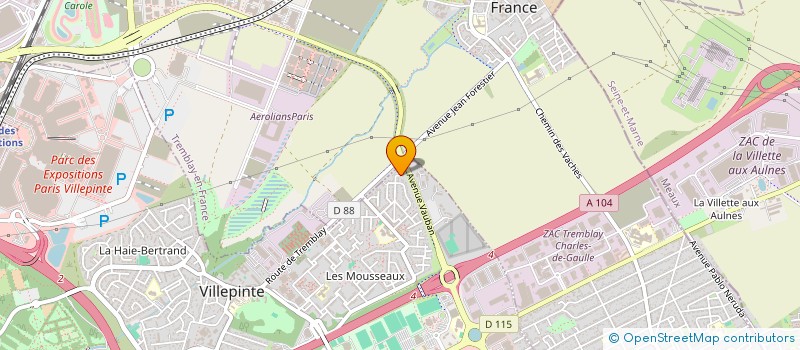 localisation de l'entreprise MONSIEUR MEHDI GHOUALEM à VILLEPINTE