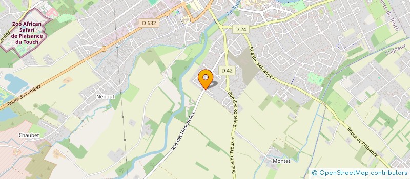 localisation de l'entreprise MONSIEUR MEHDI GHOUCHT  PLAISANCE-DU-TOUCH