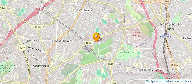 localisation de l'entreprise MONSIEUR MEHDI GORMIT  MONTREUIL