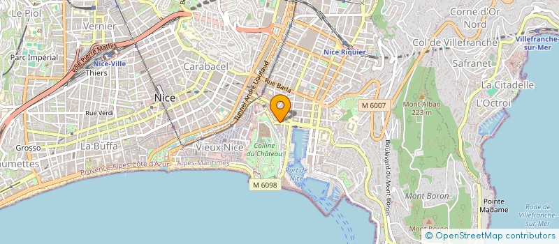 localisation de l'entreprise MONSIEUR MEHDI GOUTEL  NICE