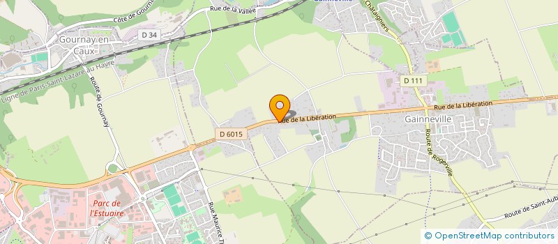 localisation de l'entreprise MONSIEUR MEHDI GRANGUET  GAINNEVILLE