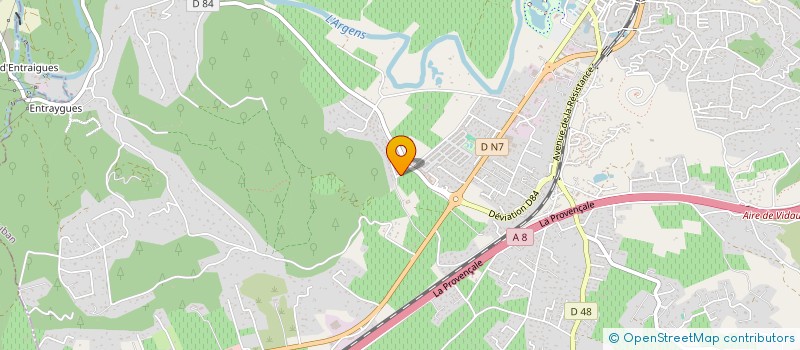 localisation de l'entreprise MONSIEUR MEHDI GRIBI  VIDAUBAN