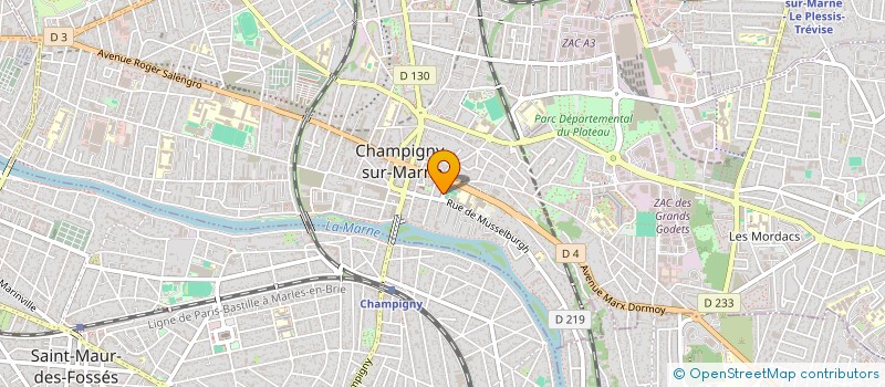 localisation de l'entreprise MONSIEUR MEHDI GRZES  CHAMPIGNY-SUR-MARNE