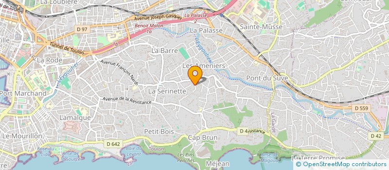 localisation de l'entreprise MONSIEUR MEHDI GUEMRI  TOULON