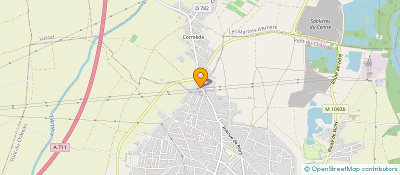 localisation de l'entreprise MONSIEUR MEHDI GUERGOUR  LES MARTRES-D'ARTIERE