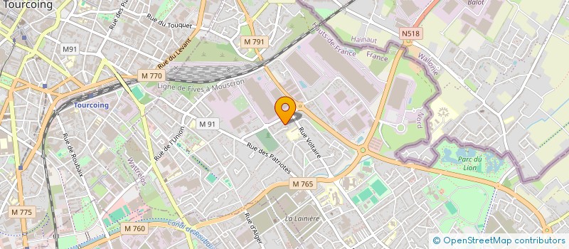 localisation de l'entreprise MONSIEUR MEHDI HABBAS  WATTRELOS