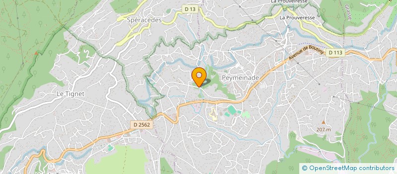 localisation de l'entreprise MONSIEUR MEHDI HABIBI  PEYMEINADE