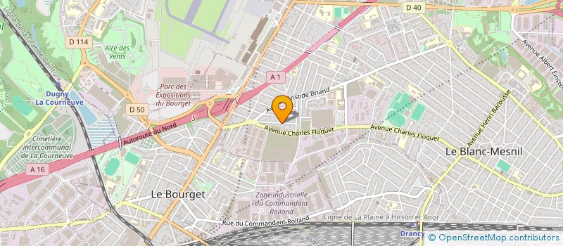 localisation de l'entreprise MONSIEUR MEHDI HACHEM à LE BLANC-MESNIL