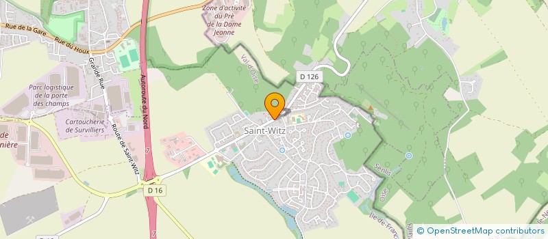 localisation de l'entreprise MONSIEUR MEHDI HACHEMI  SAINT-WITZ