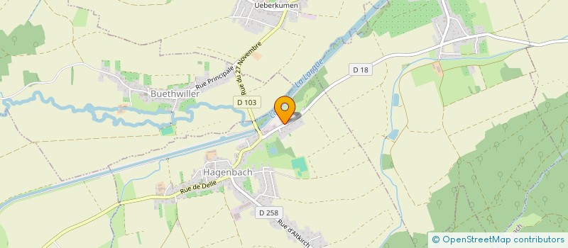 localisation de l'entreprise MONSIEUR MEHDI HADDAD  OLTINGUE