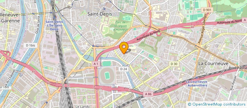 localisation de l'entreprise MONSIEUR MEHDI HADDOU  SAINT-DENIS