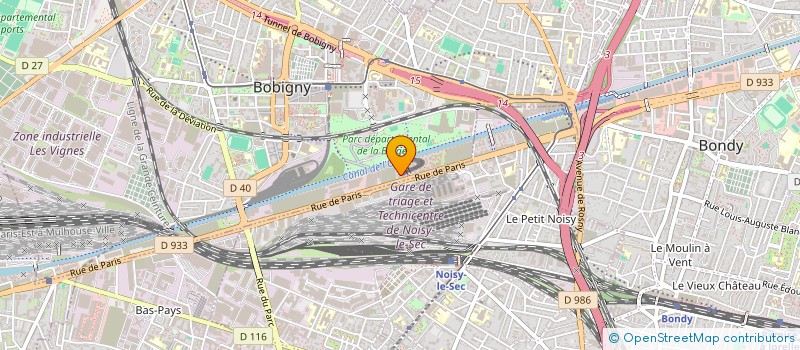 localisation de l'entreprise MONSIEUR MEHDI HADJ-SAID  BOBIGNY