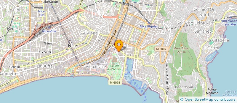 localisation de l'entreprise MONSIEUR MEHDI HADJEL à NICE