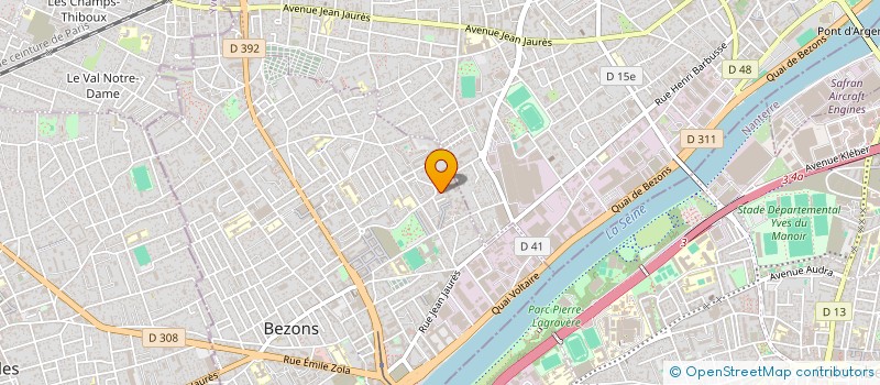 localisation de l'entreprise MONSIEUR MEHDI HADJI à BEZONS