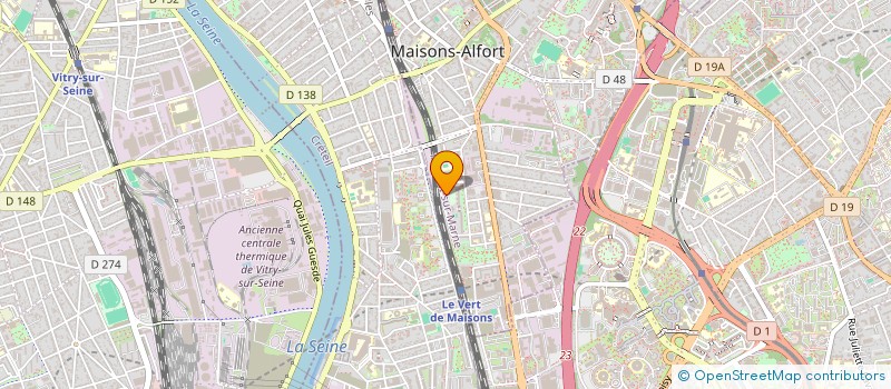 localisation de l'entreprise MONSIEUR MEHDI HADROUGA  MAISONS-ALFORT