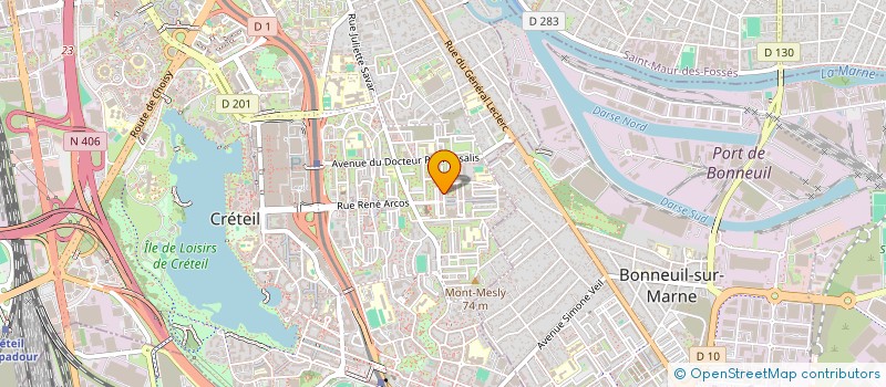 localisation de l'entreprise MONSIEUR MEHDI HAFFAR  CRETEIL