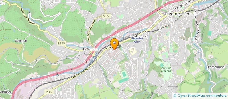 localisation de l'entreprise MONSIEUR MEHDI HALIM  RIVE-DE-GIER