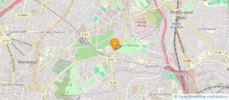 localisation de l'entreprise MONSIEUR MEHDI HAMADOUCHE  MONTREUIL