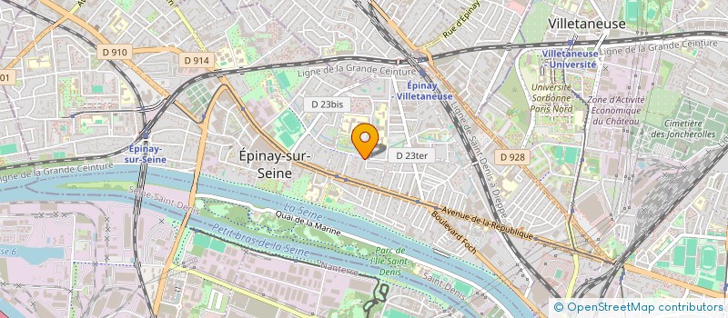 localisation de l'entreprise MONSIEUR MEHDI HAMADOUCHE à EPINAY-SUR-SEINE