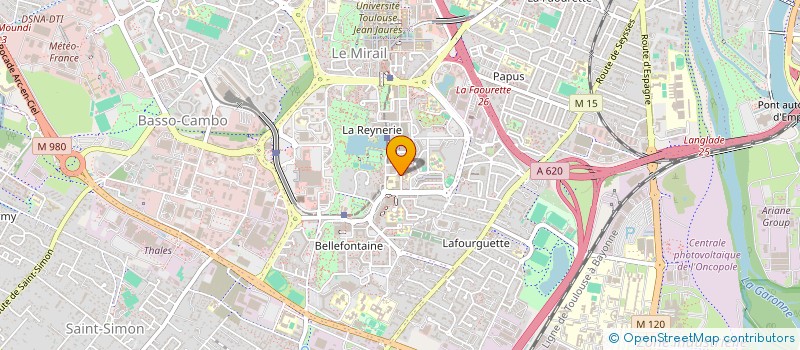 localisation de l'entreprise MONSIEUR MEHDI HAMERLAINE  TOULOUSE