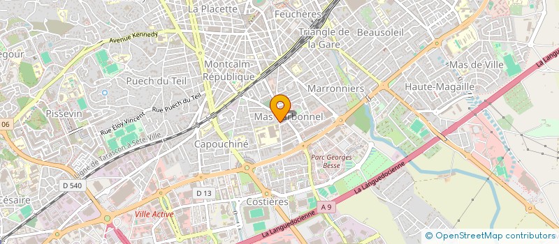 localisation de l'entreprise MONSIEUR MEHDI HERICHE-PEDRAJAS  NIMES