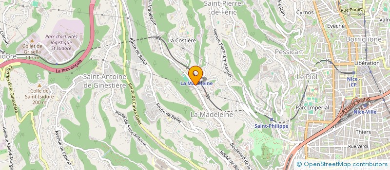 localisation de l'entreprise MONSIEUR MEHDI HERMITTE  NICE