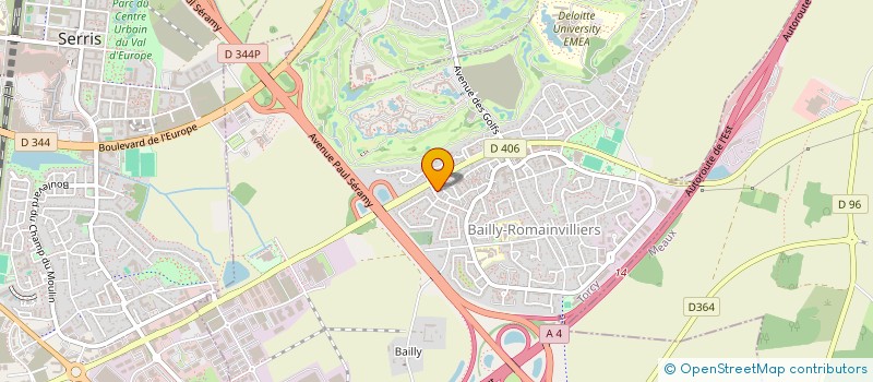 localisation de l'entreprise MONSIEUR MEHDI HMAOU  BAILLY-ROMAINVILLIERS