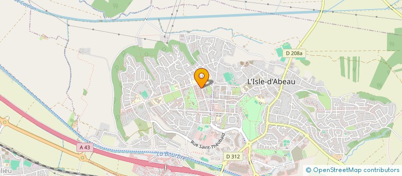 localisation de l'entreprise MONSIEUR MEHDI HMOUDOU à L'ISLE-D'ABEAU