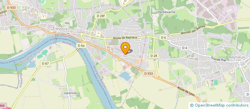 localisation de l'entreprise MONSIEUR MEHDI HOFFMANN BAKIR à TREVOUX