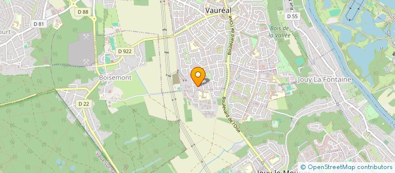 localisation de l'entreprise MONSIEUR MEHDI HOUARI  VAUREAL