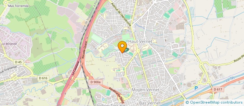 localisation de l'entreprise MONSIEUR MEHDI HOUDOUX  PERPIGNAN