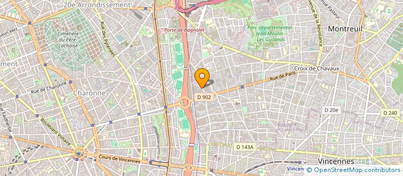 localisation de l'entreprise MONSIEUR MEHDI HRAIRI à MONTREUIL