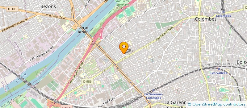 localisation de l'entreprise MONSIEUR MEHDI IBRAHIMI  COLOMBES