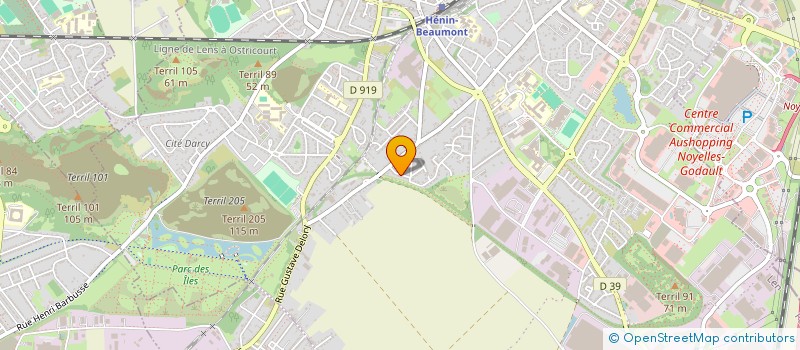 localisation de l'entreprise MONSIEUR MEHDI IDAMAR à HENIN-BEAUMONT