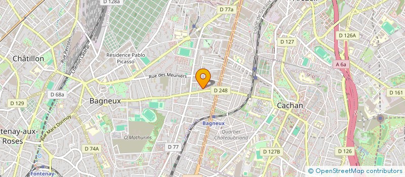 localisation de l'entreprise MONSIEUR MEHDI JABBOUR à BAGNEUX