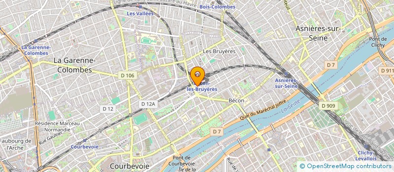 localisation de l'entreprise MONSIEUR MEHDI KACI à COURBEVOIE
