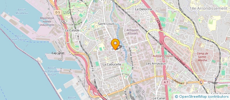 localisation de l'entreprise MONSIEUR MEHDI KADRI à MARSEILLE