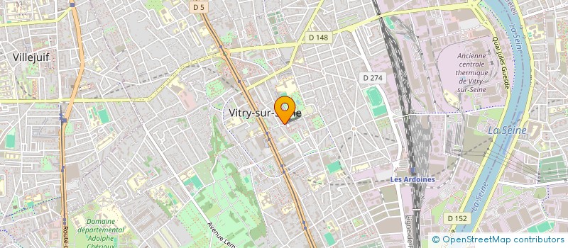 localisation de l'entreprise MONSIEUR MEHDI KAHLOUCH  VITRY-SUR-SEINE