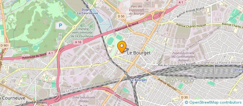 localisation de l'entreprise MONSIEUR MEHDI KASSOUS  LE BOURGET