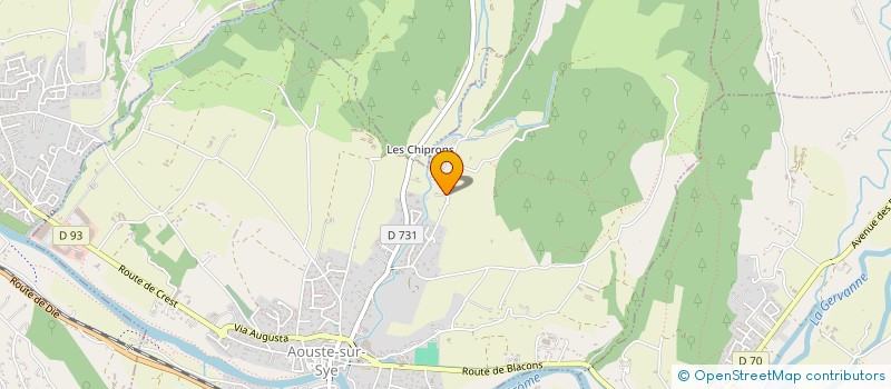 localisation de l'entreprise MONSIEUR MEHDI KCHIOUCH  AOUSTE-SUR-SYE