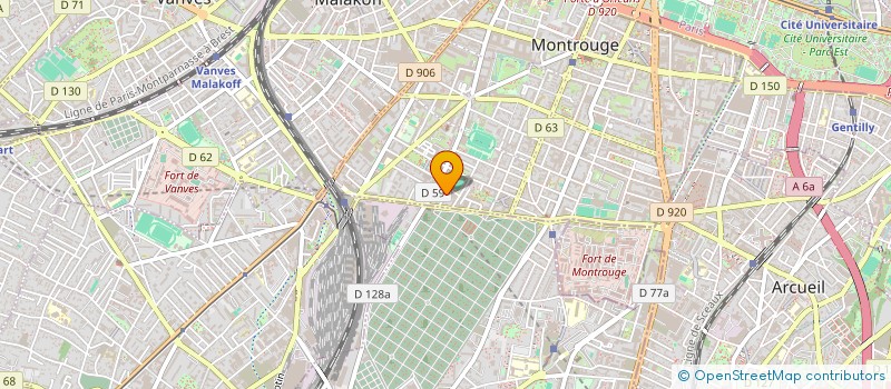 localisation de l'entreprise MONSIEUR MEHDI KERKENI  MONTROUGE