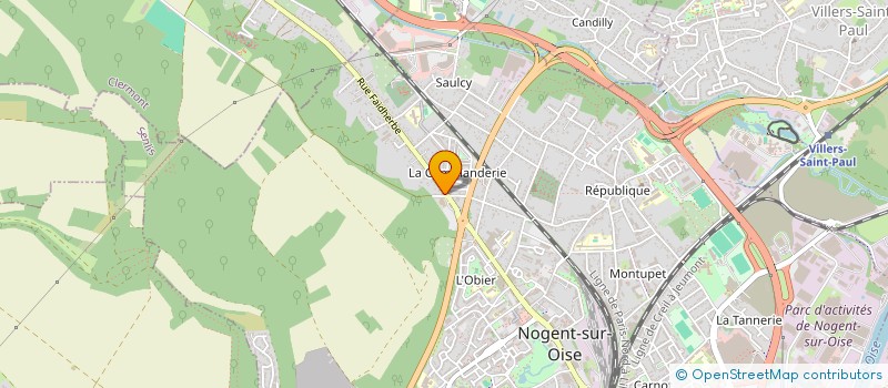 localisation de l'entreprise MONSIEUR MEHDI KHALIFA  NOGENT-SUR-OISE