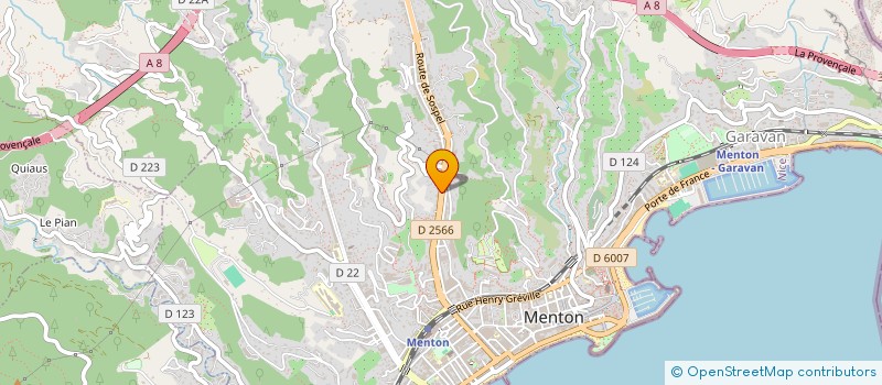 localisation de l'entreprise MONSIEUR MEHDI KHEDDAR  MENTON