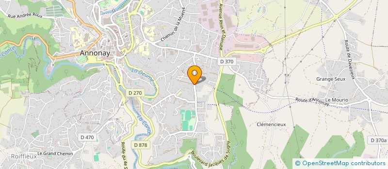 localisation de l'entreprise MONSIEUR MEHDI KHENNICHE  ANNONAY