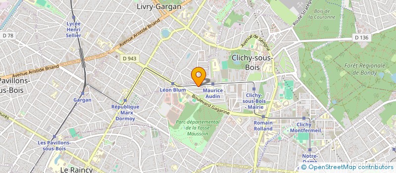localisation de l'entreprise MONSIEUR MEHDI KHOUFI à CLICHY-SOUS-BOIS