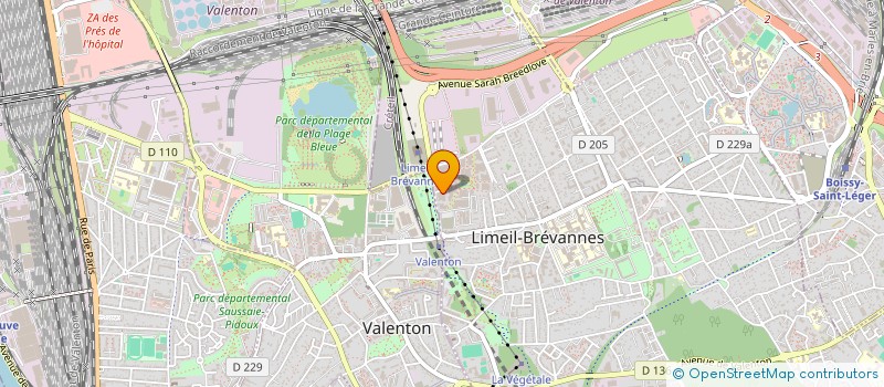 localisation de l'entreprise MONSIEUR MEHDI KLABI  LIMEIL-BREVANNES